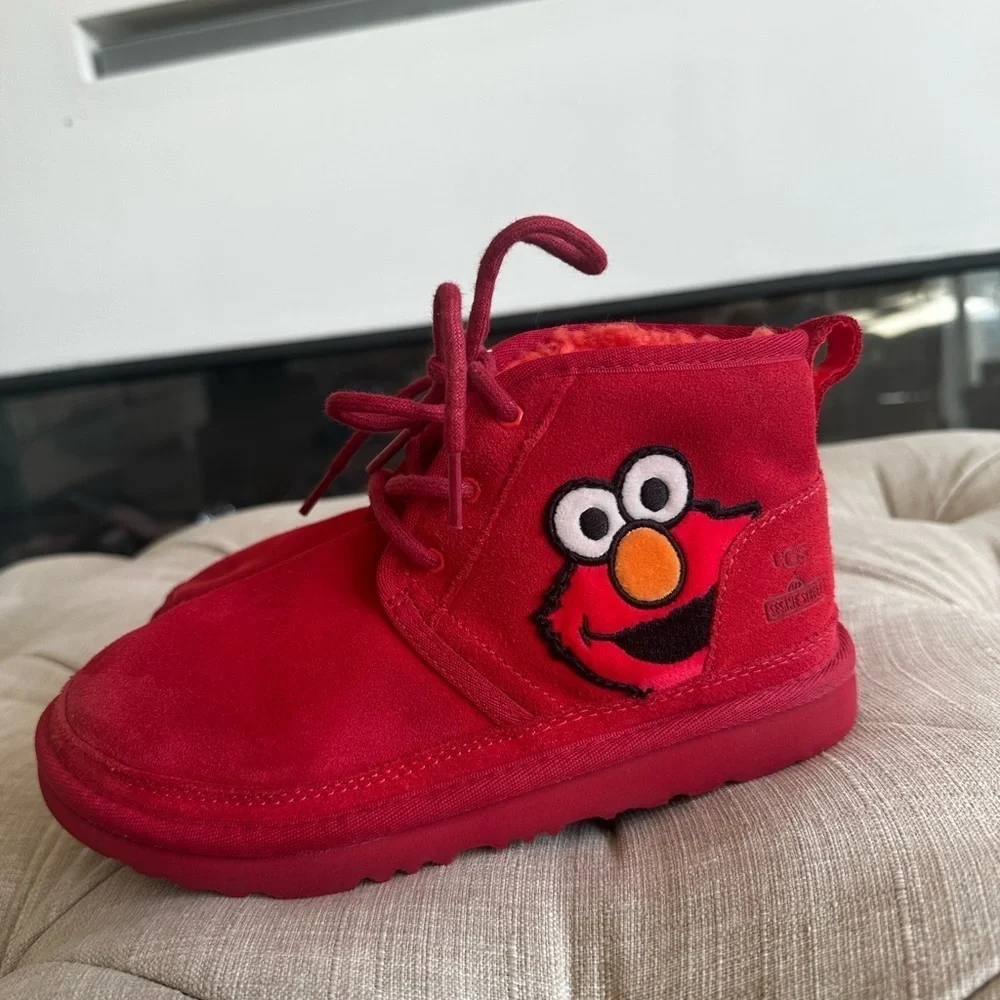 UGG Red Elmo Suede Boots